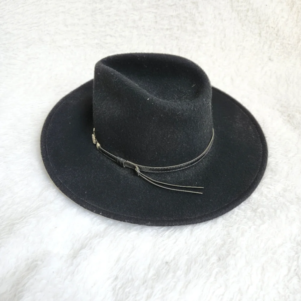 Harley-Davidson Mens Womens Wool Pinch Crease Hat - Picture 4 of 7